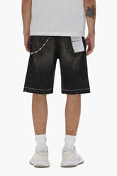 PURPLE BRAND P059 Worn Vintage Shorts at Gravity NYC